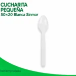 CUCHARITA PEQUEÑA 50x20 Blanca Sinmar