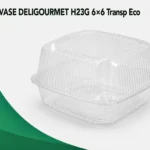 ENVASE DELIGOURMET H23 6x6 Transp Eco  200 Unds