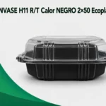 ENVASE H11 R/T Calor NEGRO 2x50 Ecoplast 100 Unds