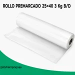 ROLLO PREMARCADO 25x40 3 Kg B/D
