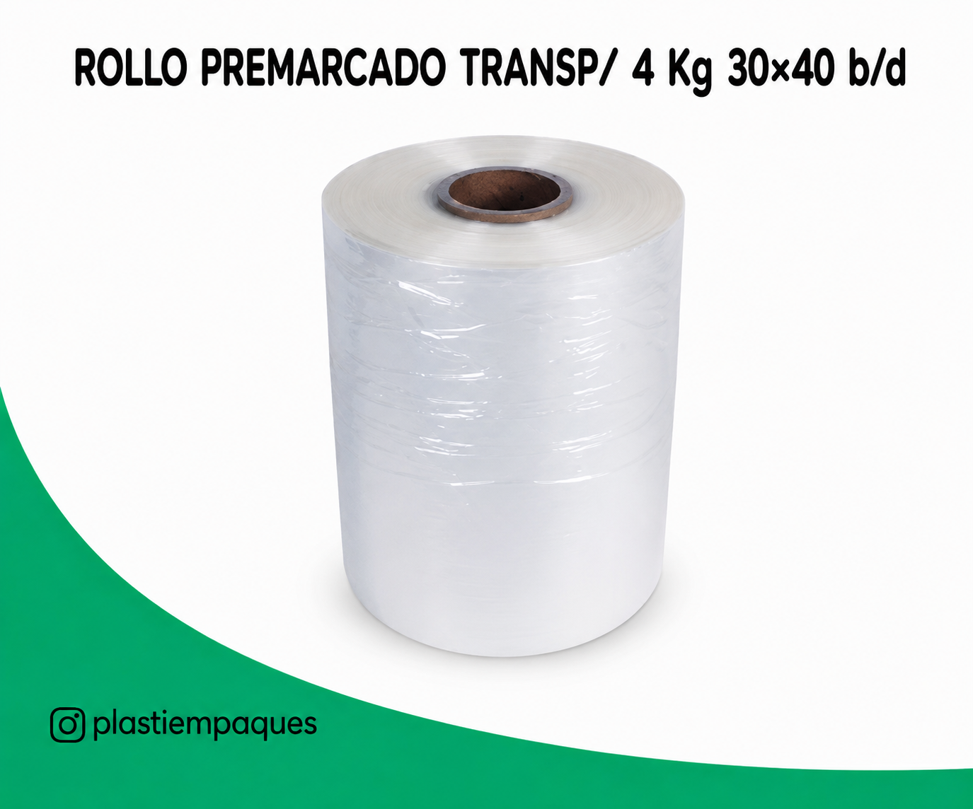 rollo-premarcado-transp-4-kg-3040-bd ROLLO PREMARCADO TRANSP/ 4 Kg 30x40 b/d - Imagen 1