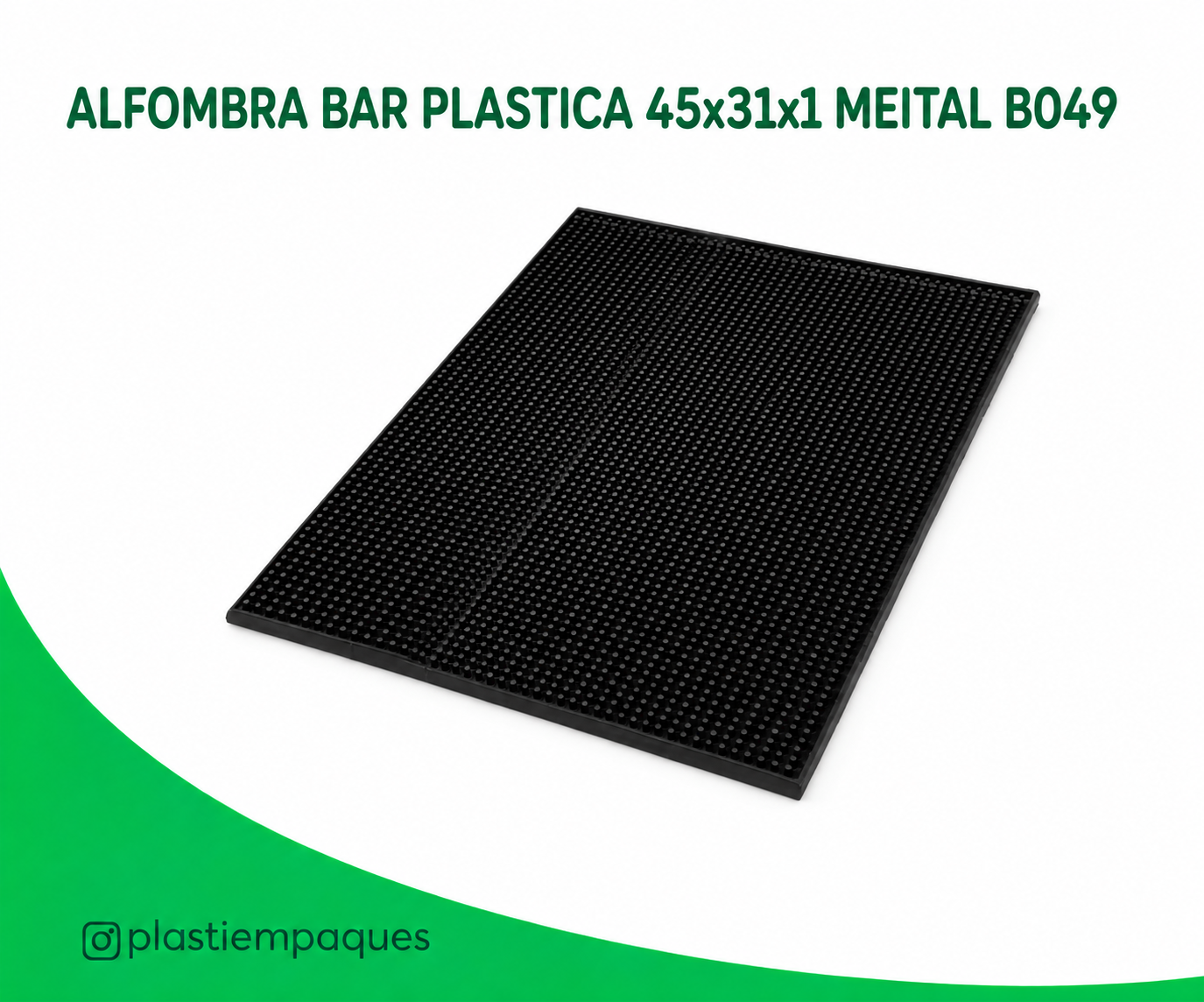 ALFOMBRA-BAR-PLASTICA-45x31x1-MEITAL-B049 ALFOMBRA BAR PLASTICA 45x31x1 MEITAL B049 - Imagen 1
