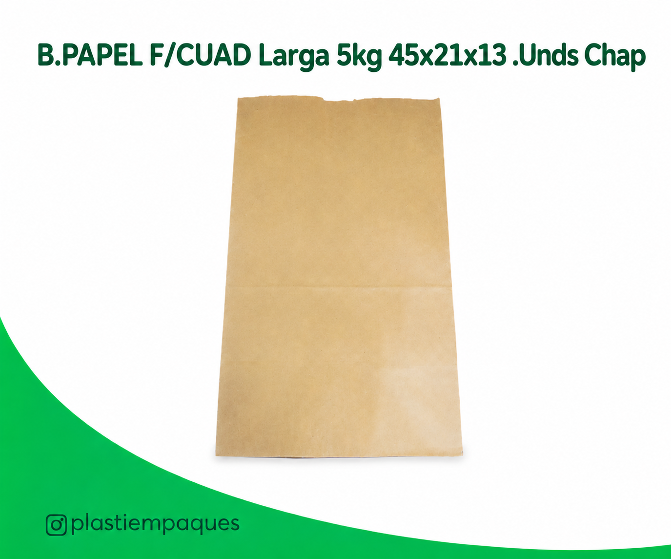 B.PAPEL-FCUAD-Larga-5kg-45x21x13-.Unds-Chap B.PAPEL F/CUAD Larga 5kg 45x21x13 .Unds Chap - Imagen 1