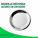 BANDEJA REDONDA ACERO 34 CM 9200