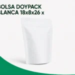 BOLSA DOYPACK BLANCA 18x8x26 x