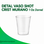 DETAL VASO SHOT CRIST MURANO 1 Oz Darnel