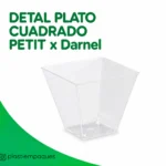 DETAL PLATO CUADRADO PETIT x Darnel