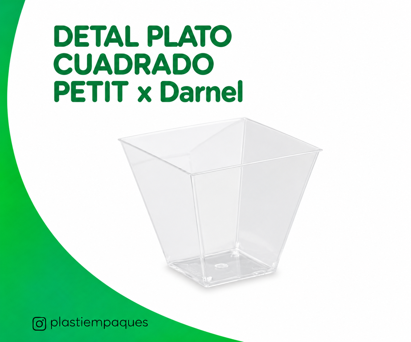 DETAL-PLATO-CUADRADO-PETIT-x-Darnel DETAL PLATO CUADRADO PETIT x Darnel - Imagen 1