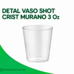 DETAL VASO SHOT CRIST MURANO 3 Oz