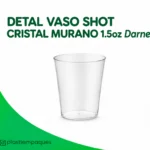DETAL VASO SHOT CRIST MURANO 1.5oz Darnel