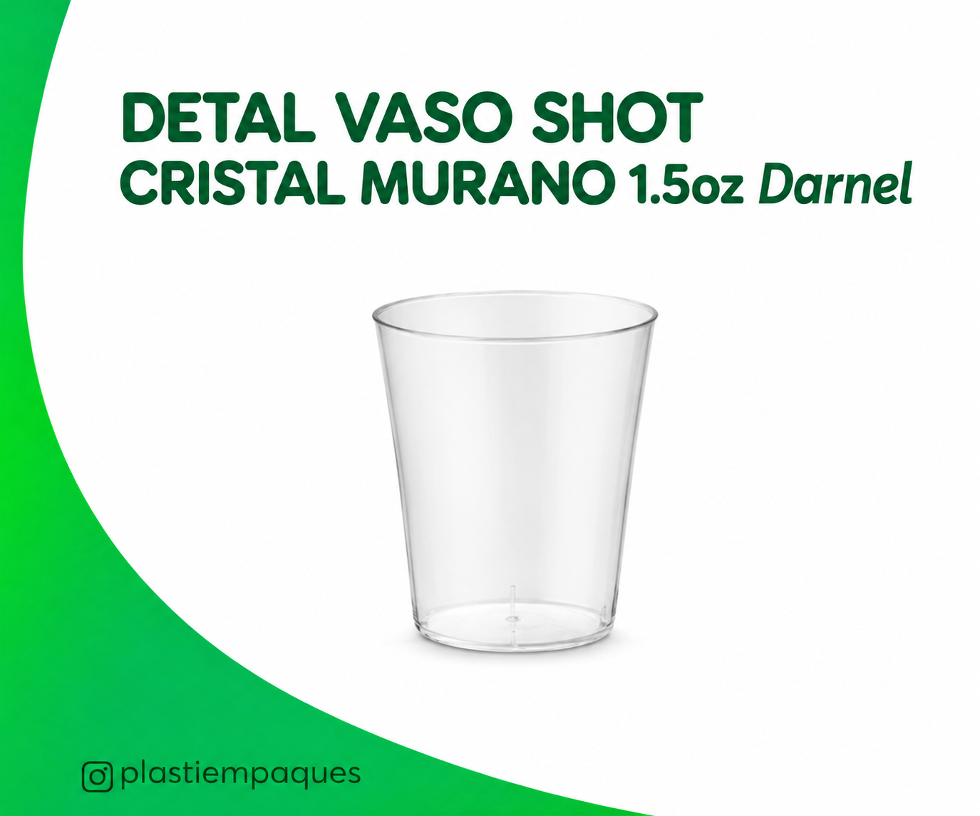 DETAL-VASO-SHOT-CRISTAL-MURANO-1.5oz-Darnel DETAL VASO SHOT CRIST MURANO 1.5oz Darnel - Imagen 1