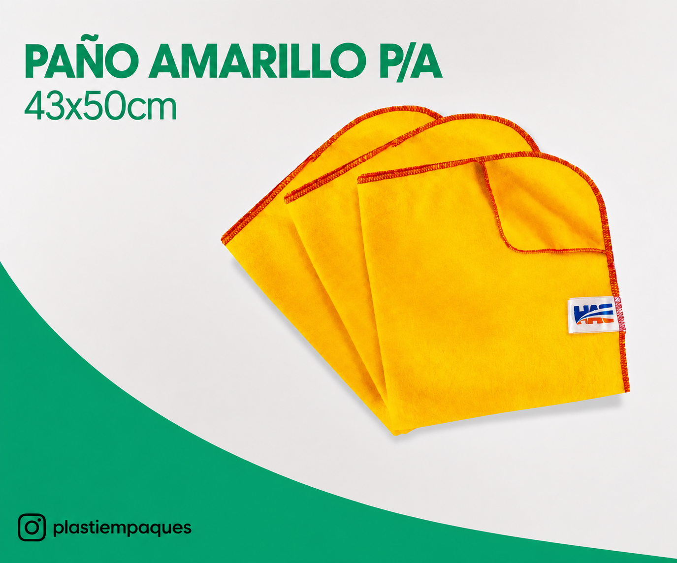 PANO-AMARILLO-PA-43x50cm PAÑO AMARILLO P/A 43x50cm - Imagen 1