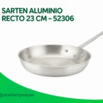 SARTEN ALUMINIO RECTO 23 CM - 52306