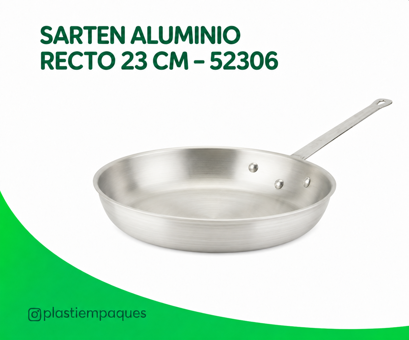 SARTEN-ALUMINIO-RECTO-23-CM-52306 SARTEN ALUMINIO RECTO 23 CM - 52306 - Imagen 1
