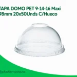 TAPA DOMO PET 9-14-16 Maxi 98mm 20x50Unds C/Hueco