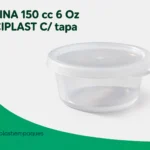 TINA 150 cc 6 Oz CIPLAST C/ tapa