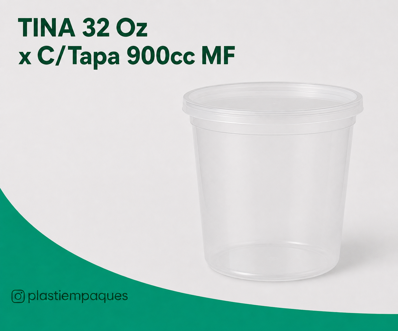 TINA-32-Oz-x-CTapa-900cc-MF TINA 32 Oz x C/Tapa 900cc MF - Imagen 1