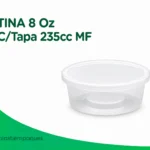 TINA 8 Oz C/Tapa 235cc MF
