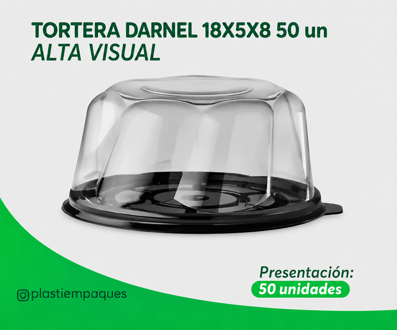 TORTERA-DARNEL-18X5X8-50-un-ALTA-VISUAL TORTERA DARNEL 18X5X8 50 un ALTA VISUAL - Imagen 1