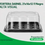 TORTERA DARNEL 21x16x12 Gitano F/Negro