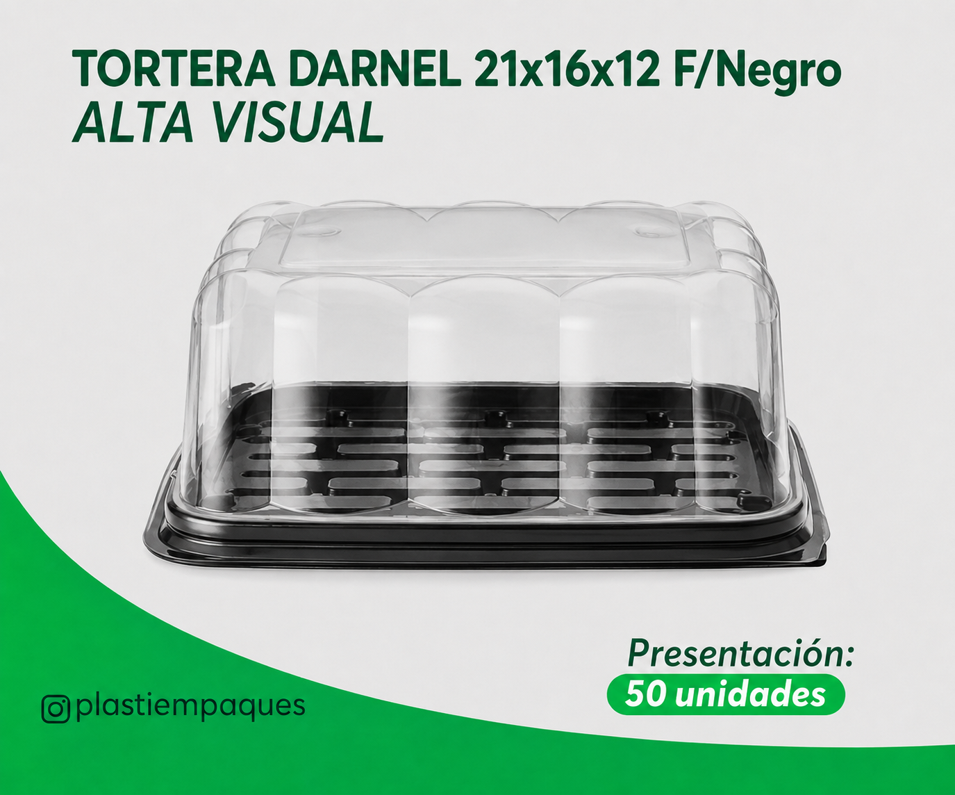TORTERA-DARNEL-21x16x12-FNegro TORTERA DARNEL 21x16x12 F/Negro DETAL - Imagen 1