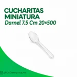 CUCHARITAS MINIATURA Darnel 7.5 Cm 20x500