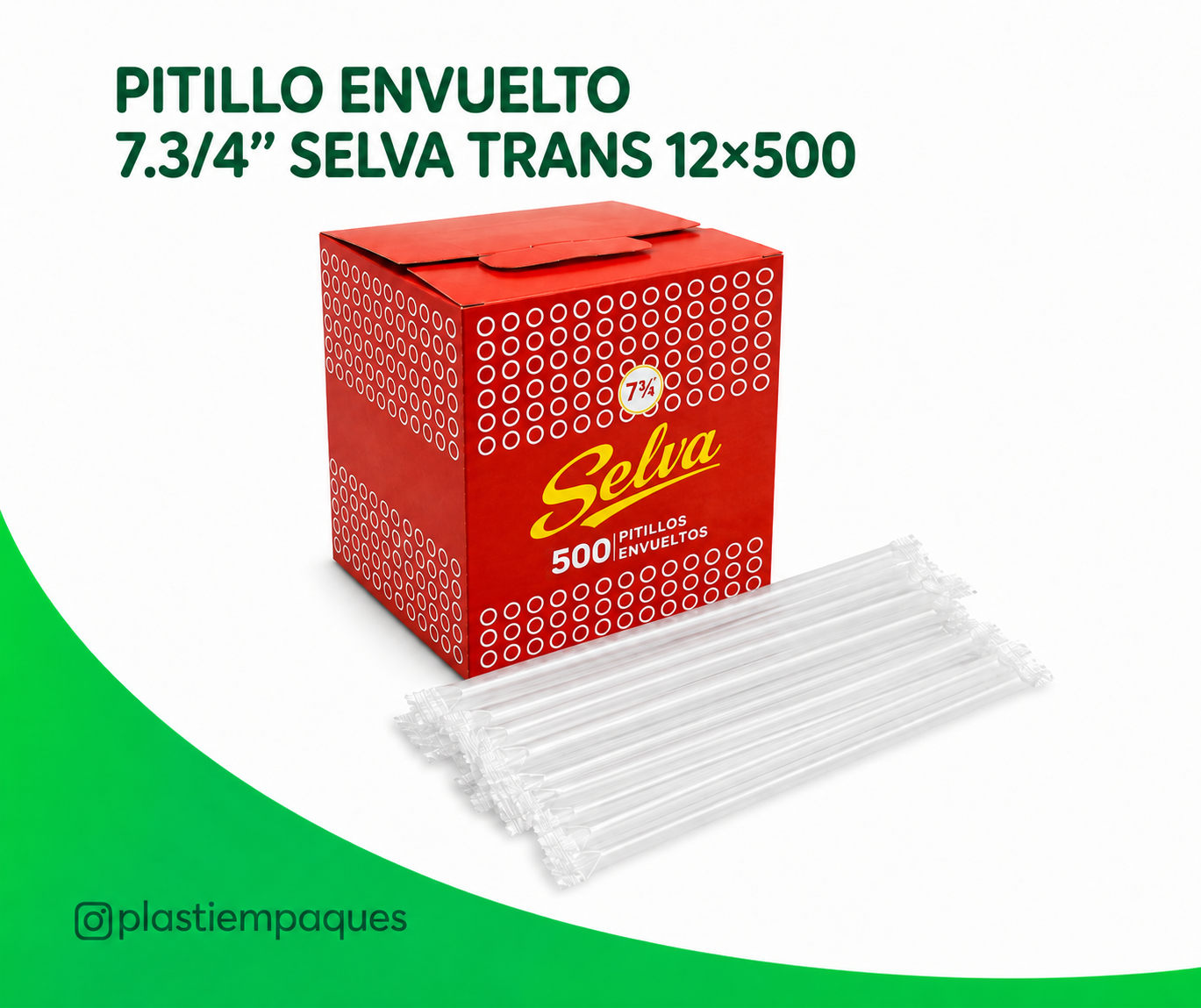 pitillo-envuelto-7-34-selva-trans-12500 PITILLO ENVUELTO 7.3/4" SELVA TRANS 12x500 - Imagen 1