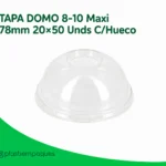 TAPA DOMO 8-10 Maxi 78mm 20x50 Unds C/Hueco