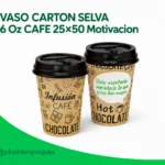 VASO CARTON SELVA 6 Oz CAFE 25x50 Motivacion