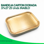 BANDEJA CARTON DORADA 37x27 25 Unds INABLO