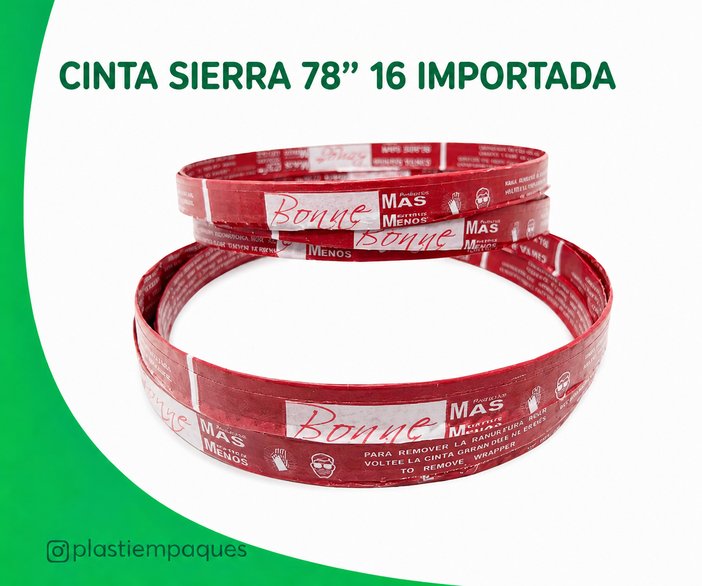 CINTA-SIERRA-78-16-IMPORTADA CINTA SIERRA 78" 16 IMPORTADA - Imagen 1