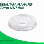DETAL TAPA PLANA PET 70mm 5/6/7 Maxi