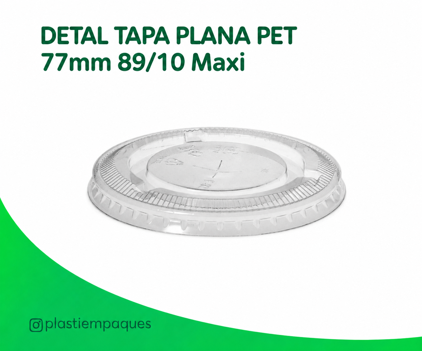 DETAL-TAPA-PLANA-PET-77mm-8910-Maxi-1 DETAL TAPA PLANA PET 77mm 89/10 Maxi - Imagen 1