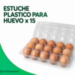 ESTUCHE PLASTICO PARA HUEVO