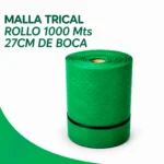 MALLA TRICAL ROLLO 1000 Mts 27CM DE BOCA