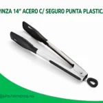 PINZA 14" ACERO C/ SEGURO PUNTA PLASTICA