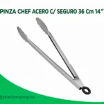 PINZA CHEF ACERO C/ SEGURO 36 Cm 14"