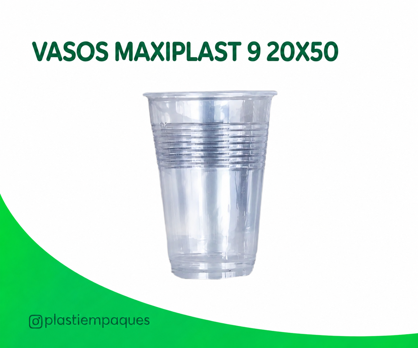 VASOS-MAXIPLAST-9-20X50 VASOS MAXIPLAST 9 20X50 - Imagen 1