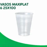 VASOS MAXIPLAT 6 25X100