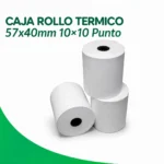 CAJA ROLLO TERMICO 57x40mm 10x10 (Punto)