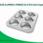 MOLDE ALUM 6 PONQUE 26.5x18.5x2.8cm Supplies