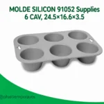 MOLDE SILICON 91052 Supplies 6 CAV, 24.5x16.6x3.5