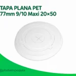 TAPA PLANA PET 77mm 9/10 Maxi 20x50