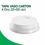 TAPA VASO CARTON 4 Onz 20x50 vict