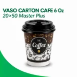 VASO CARTON CAFE 6 Oz 20x50 Master Unds