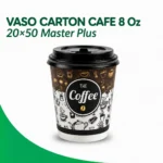 VASO CARTON CAFE 8 Oz 20x50 Master Unds