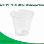 VASO PET 9 Oz 20x50 Unds Maxi 98mm
