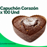 Capuchón Corazón x 100 Und